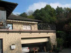 Geländer in schmiedeiserner Ausführung